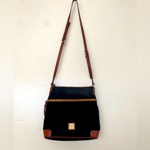 Vintage suede Dooney & bourke oversized crossbody bag